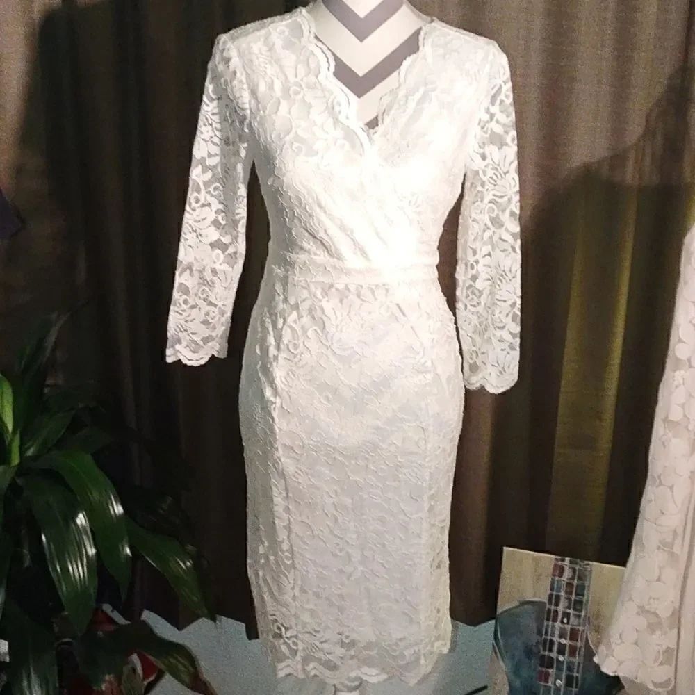White Lace Dress   